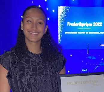 Jamila Isman - mangekamp - har blitt tildelt Kommunens idrettstipend